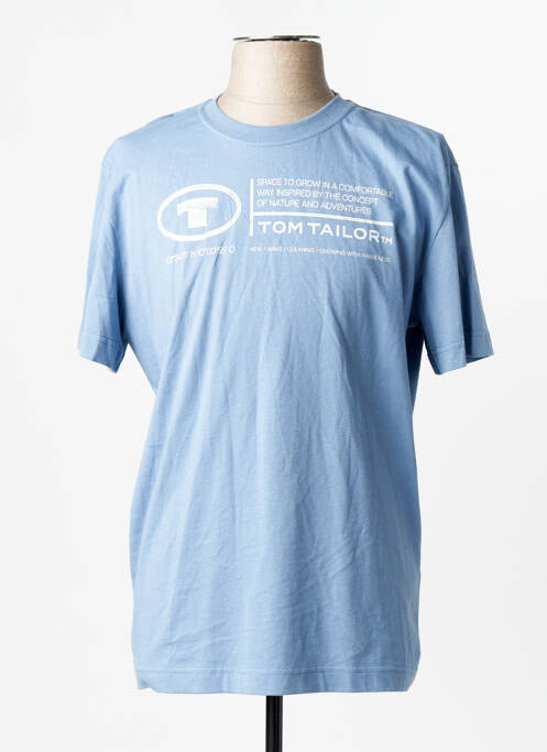 T-shirt bleu TOM TAILOR homme