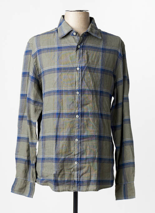 Chemise manches longues vert MANGO homme