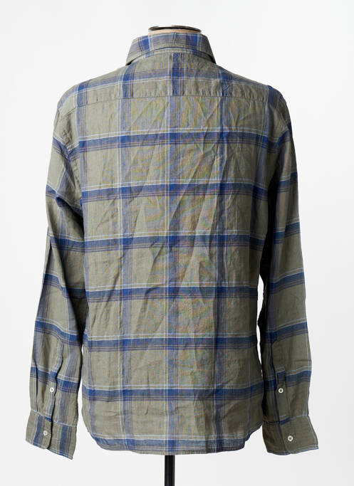 Chemise manches longues vert MANGO homme
