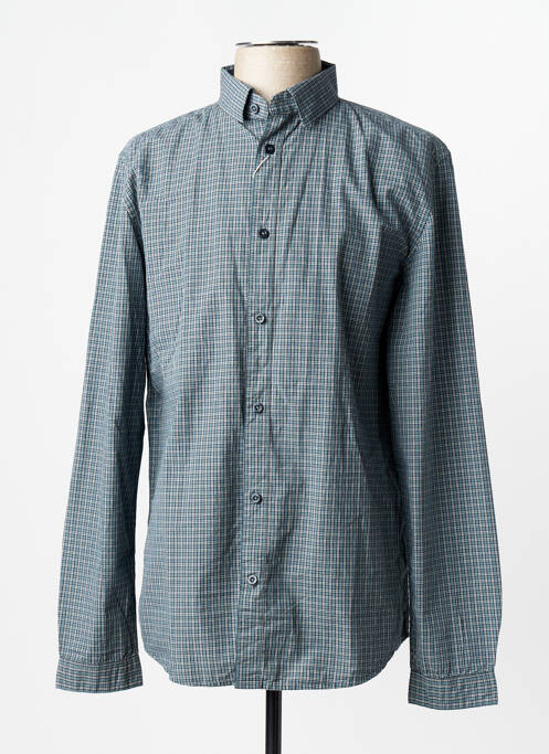 Chemise manches longues manches longues bleu TOM TAILOR homme
