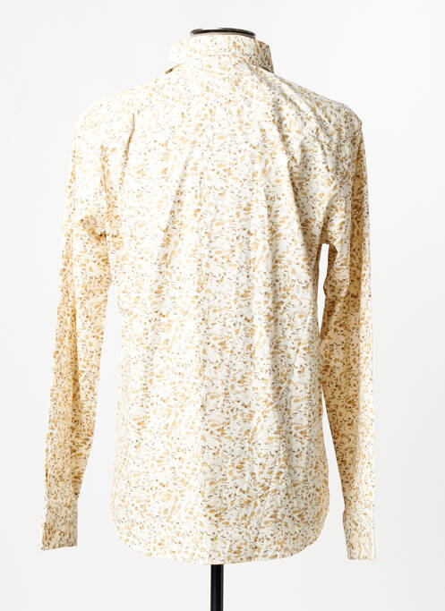 Chemise manches longues beige JACK & JONES homme