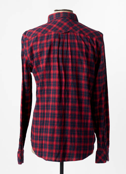 Chemise manches longues rouge GARCIA homme