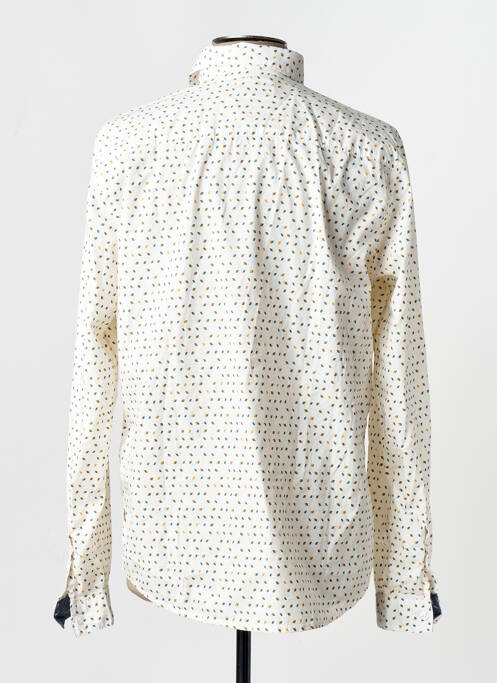 Chemise manches longues manches longues beige TOM TAILOR homme