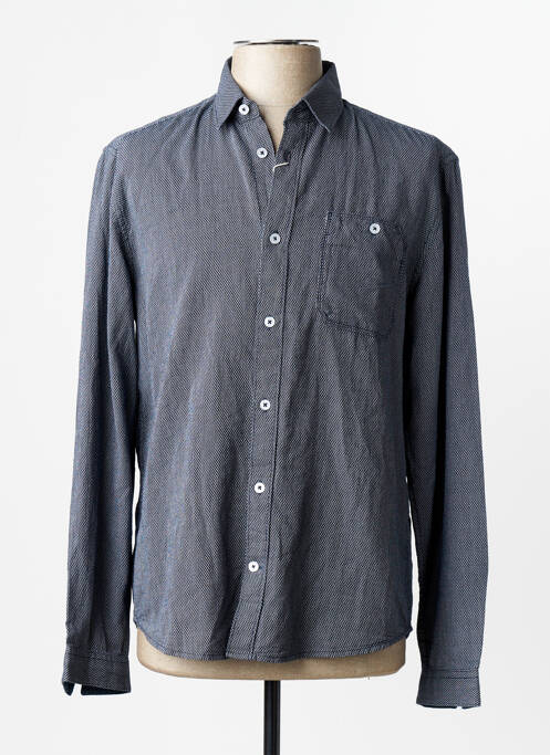 Chemise manches longues bleu TOM TAILOR homme