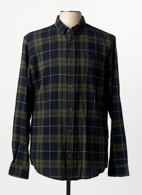 Chemise manches longues vert JACK & JONES homme