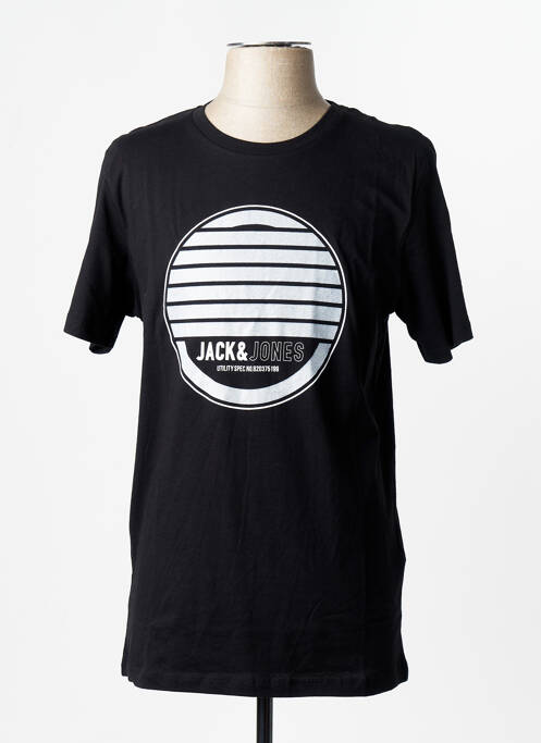 T-shirt noir JACK & JONES homme