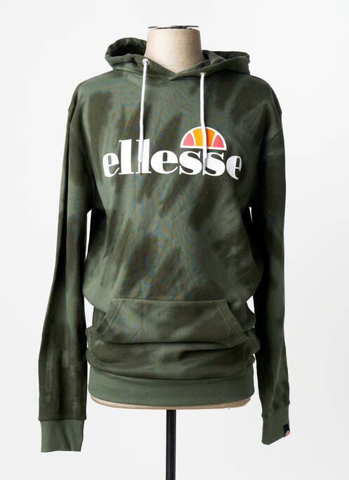 Sweat-shirt à capuche vert ELLESSE homme