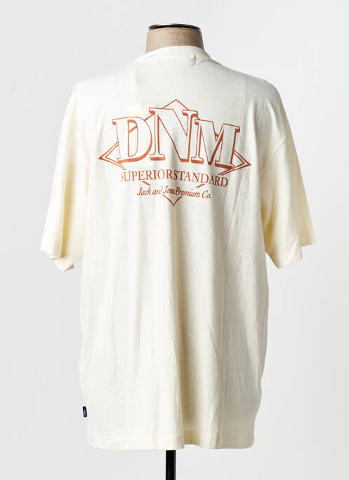 T-shirt beige JACK & JONES homme