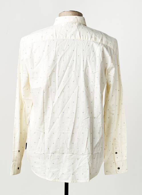 Chemise manches longues blanc TOM TAILOR homme