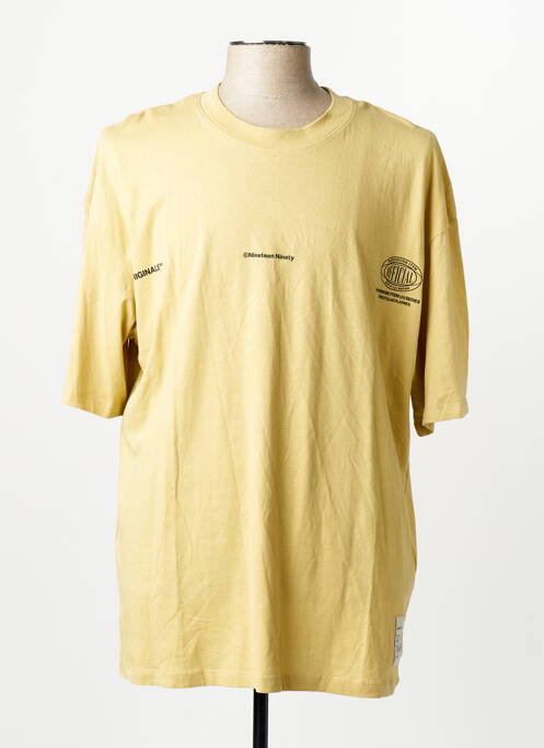 T-shirt jaune JACK & JONES homme