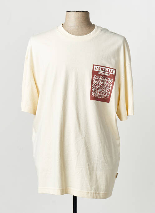 T-shirt jaune JACK & JONES homme