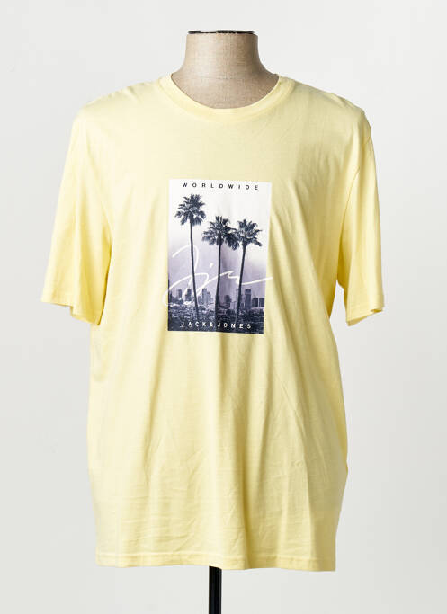 T-shirt jaune JACK & JONES homme