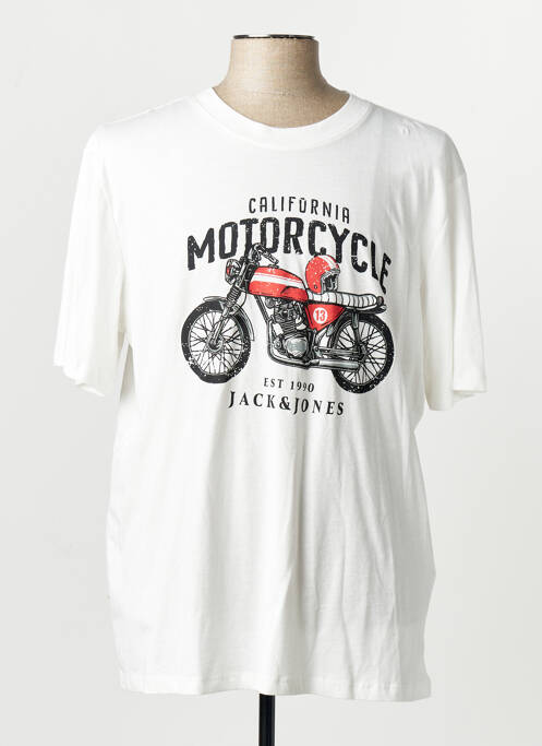 T-shirt blanc JACK & JONES homme