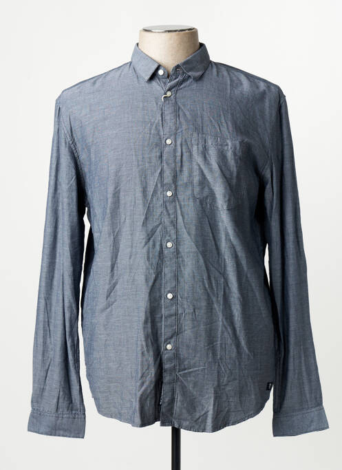 Chemise manches longues gris TOM TAILOR homme