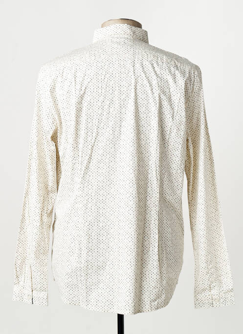 Chemise manches longues manches longues blanc TOM TAILOR homme