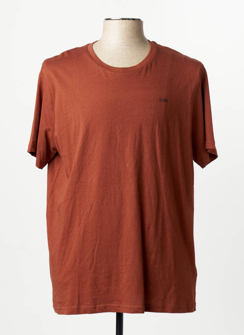 T-shirt marron NO EXCESS homme