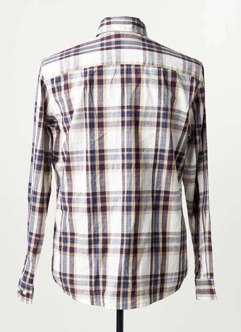 Chemise manches longues marron JACK & JONES homme