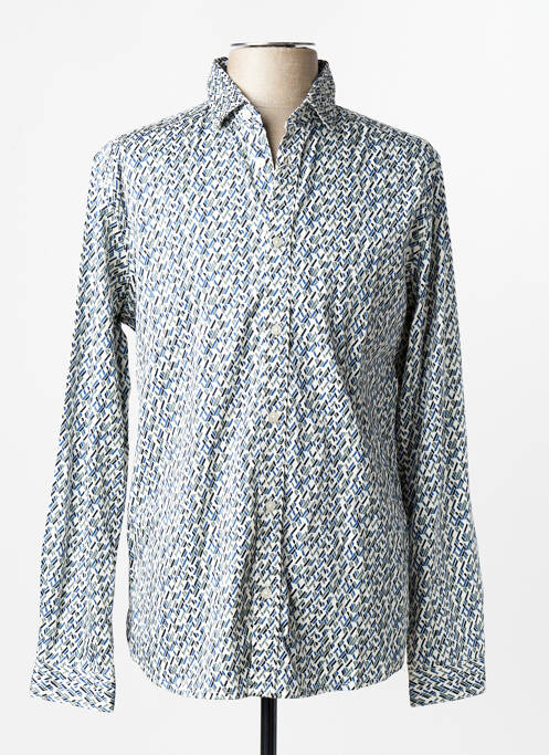 Chemise manches longues bleu TOM TAILOR homme