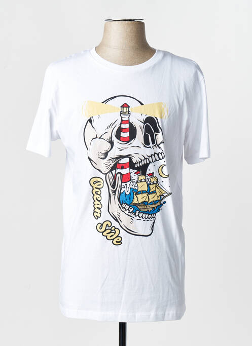 T-shirt blanc JACK & JONES homme