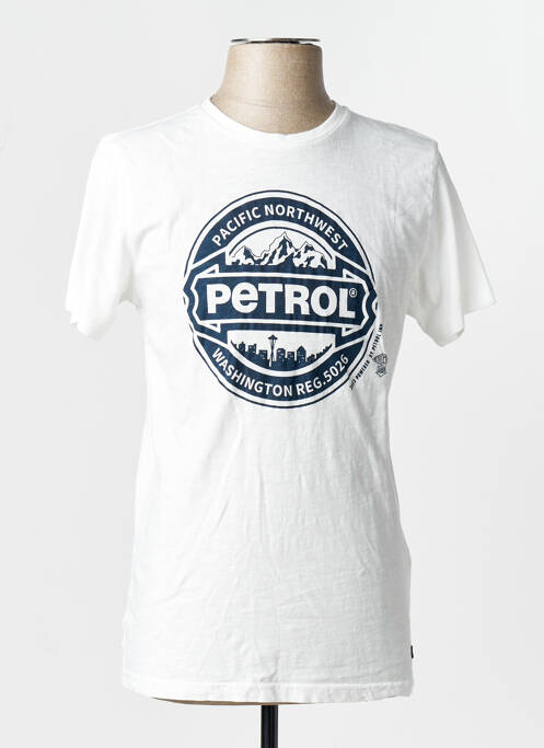 T-shirt blanc PETROL INDUSTRIES homme