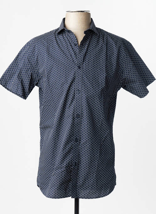 Chemise manches courtes bleu JACK & JONES homme