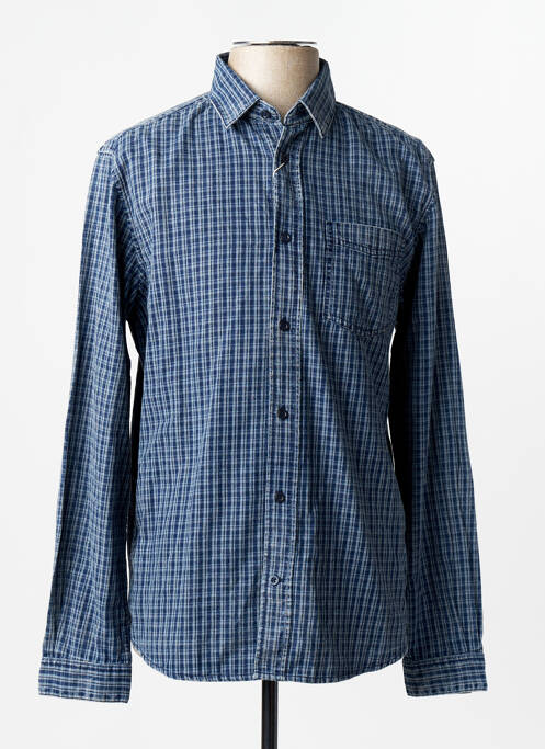Chemise manches longues bleu TOM TAILOR homme