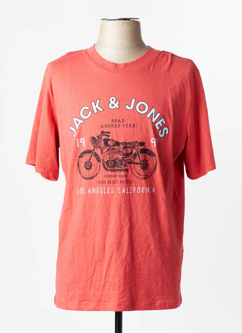 T-shirt rouge JACK & JONES homme