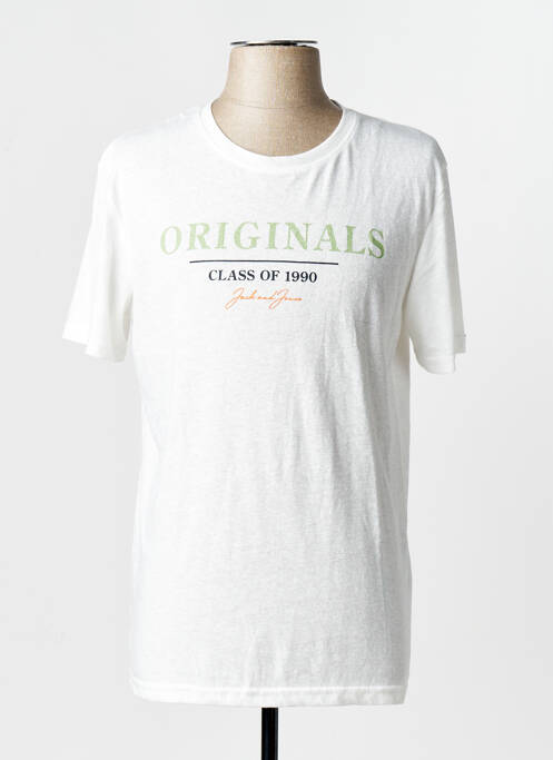 T-shirt blanc JACK & JONES homme