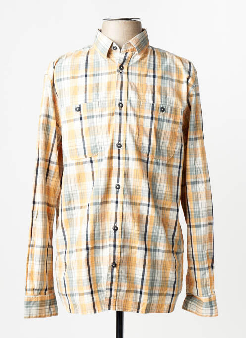 Chemise manches longues manches longues orange TOM TAILOR homme