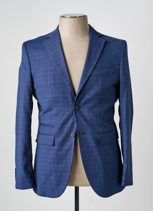 Blazer col tailleur bleu SELECTED homme