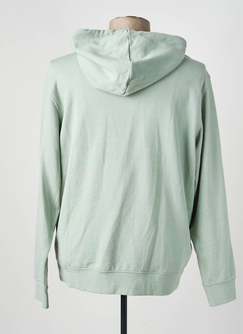 Sweat-shirt à capuche vert MANGO homme