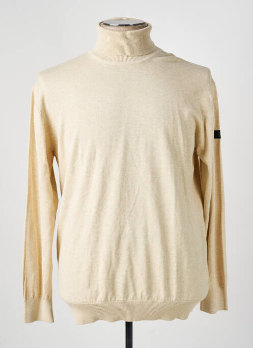 Pull col roulé beige PRESLEY AND SUN homme