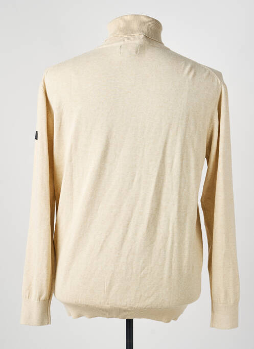 Pull col roulé beige PRESLEY AND SUN homme