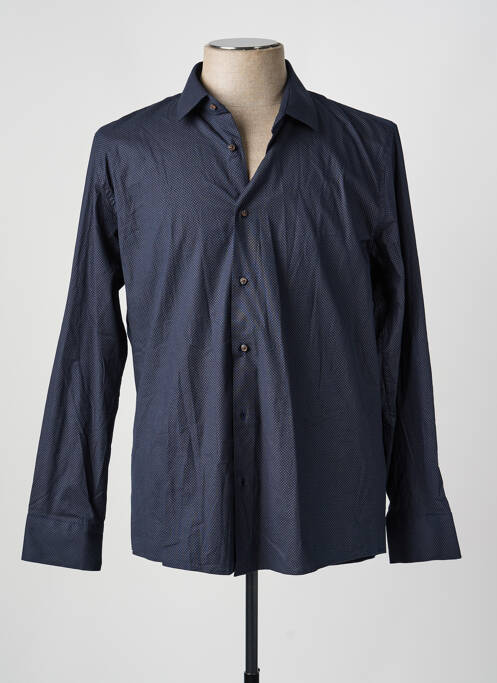 Chemise manches longues noir PRIVATE BLUE homme