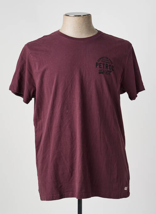 T-shirt rouge PETROL INDUSTRIES homme