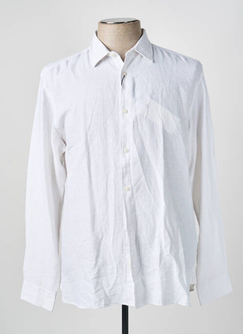 Chemise manches longues blanc JACK & JONES homme