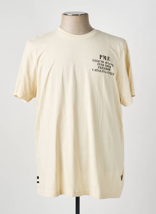 T-shirt manches courtes manches courtes beige PME LEGEND homme