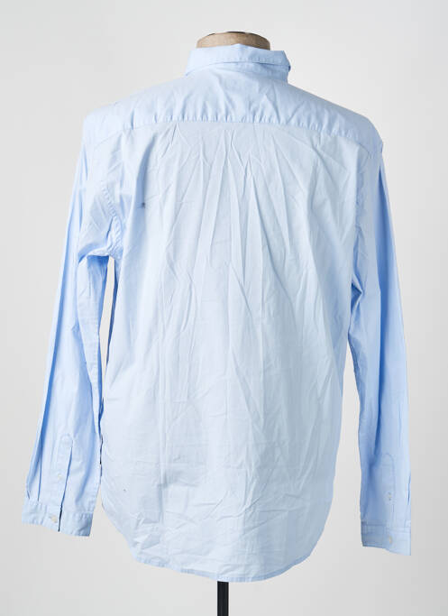 Chemise manches longues manches longues bleu TOM TAILOR homme