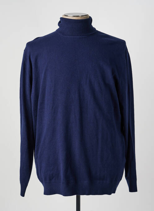 Pull col roulé bleu TOM TAILOR homme