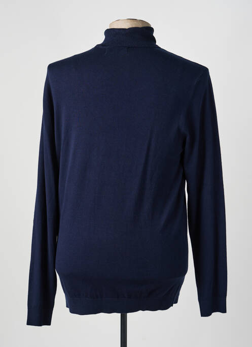 Pull col roulé bleu PETROL INDUSTRIES homme