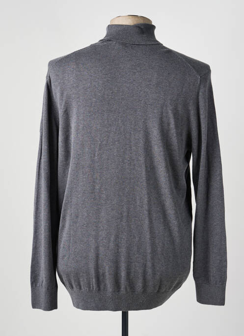Pull col roulé gris PRESLEY AND SUN homme