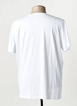 T-shirt coupe droite blanc JACK & JONES homme