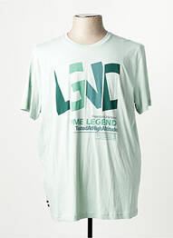 T-shirt coupe droite manches courtes vert PME LEGEND homme