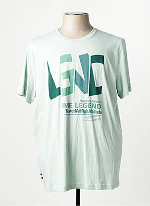 T-shirt coupe droite manches courtes vert PME LEGEND homme