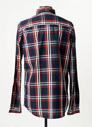 Chemise manches longues manches longues bleu TOM TAILOR homme