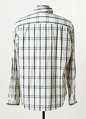 Chemise manches longues beige TOM TAILOR homme