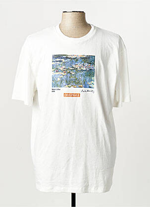 T-shirt blanc JACK & JONES homme