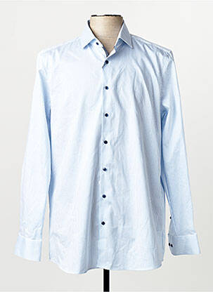 Chemise manches longues bleu OLYMP homme