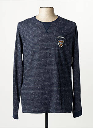T-shirt bleu PETROL INDUSTRIES homme