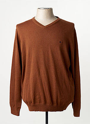 Pull marron FYNCH-HATTON homme